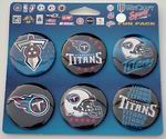 6-Pack Titans Buttons