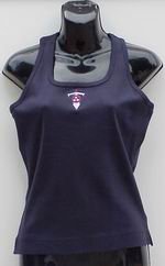 Womens Navy Tank Top  by Antiqua