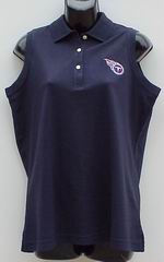 Womens Navy Polo   by Antiqua