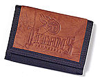 Leather/Nylon tri-fold Wallet