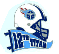 12th Titan Helmet Pin